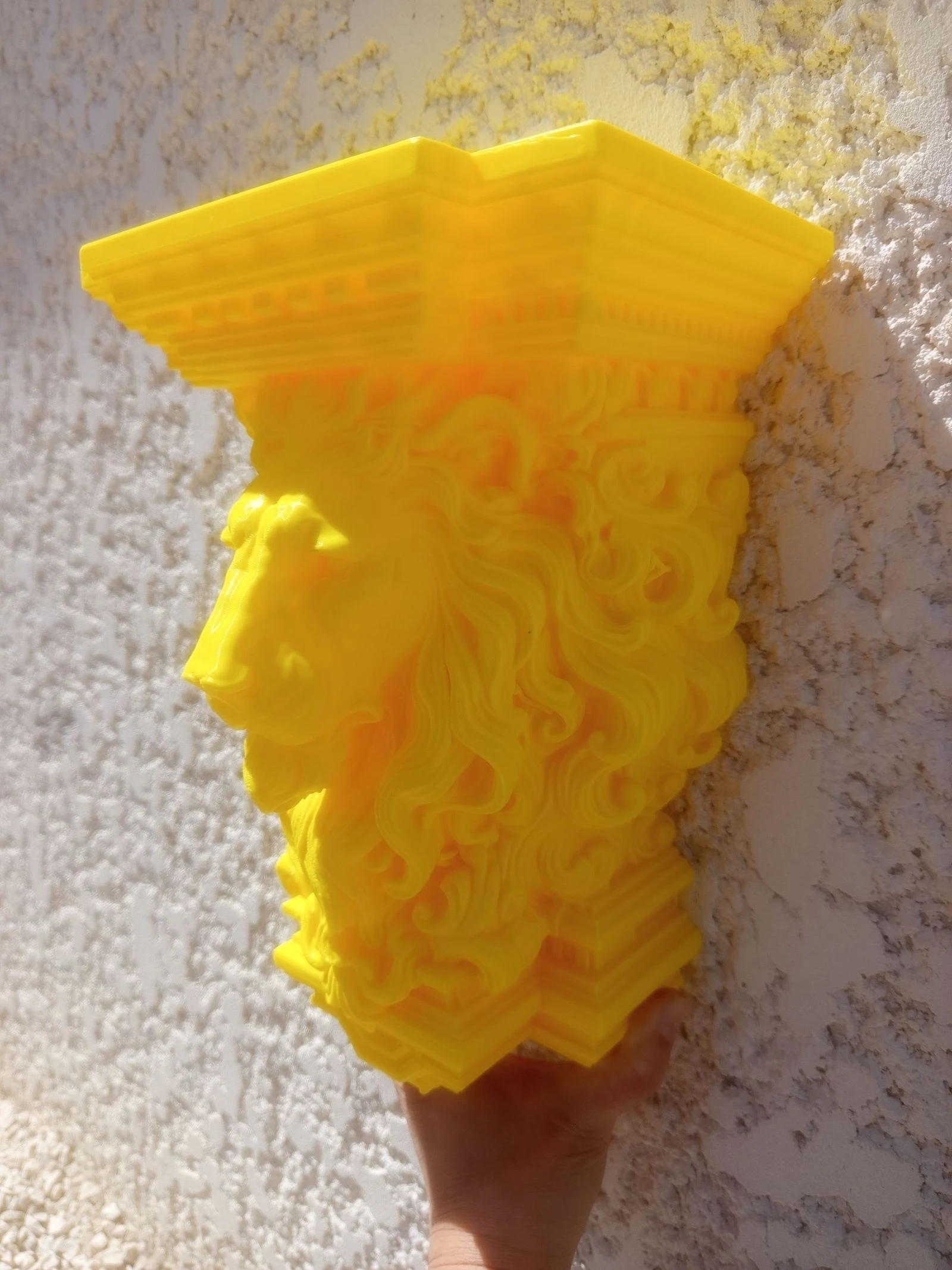 Leeuwenkop gele kleur 25 cm 💛 – photo 10